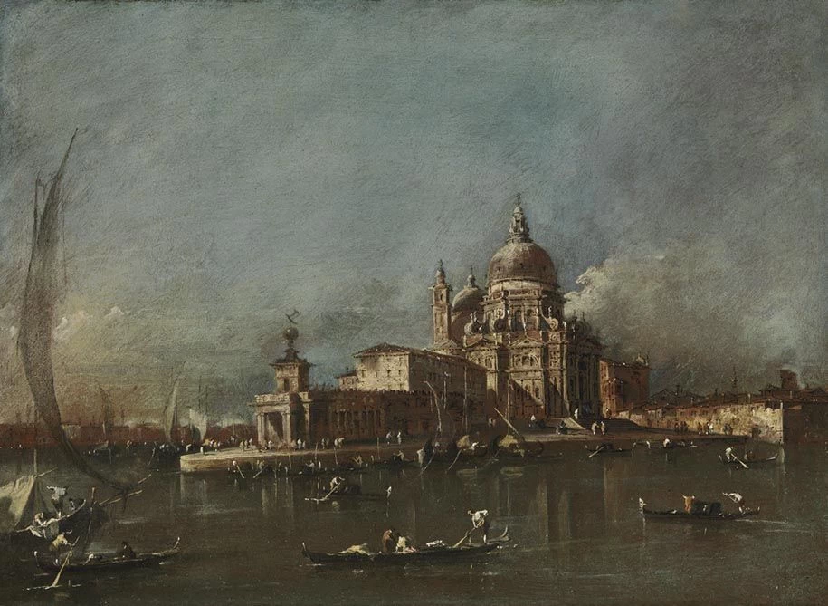 Veduta di Santa Maria della Salute e della Dogana - Bavarian State Painting Collections